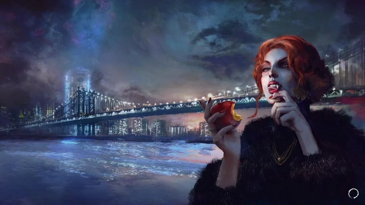 The basic rules of Vampire: The Masquerade.