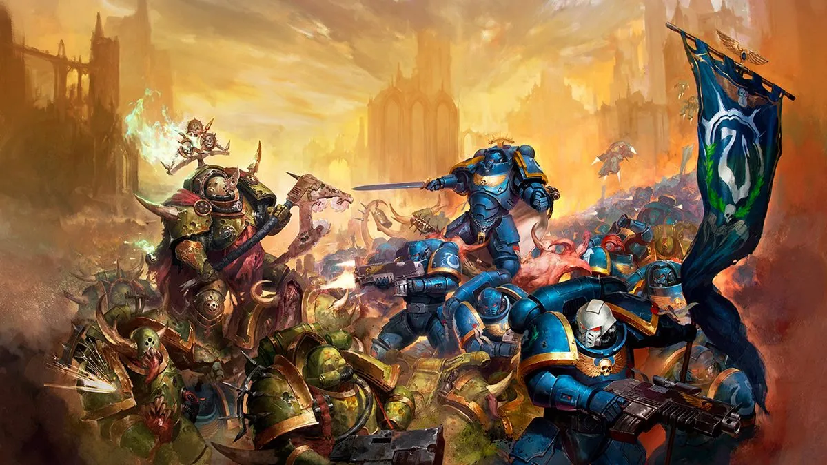 The basic rules of Warhammer 40K.