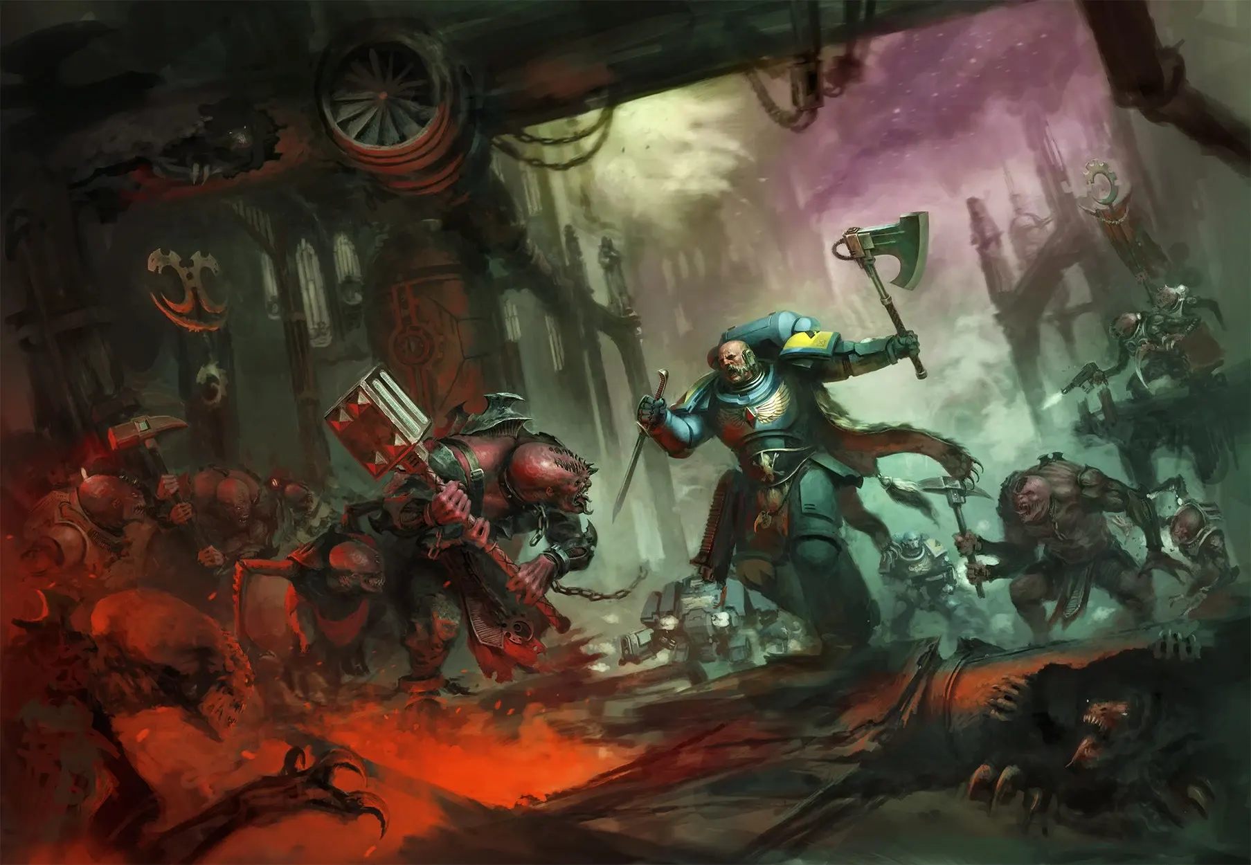 The archetypes of Warhammer 40K.