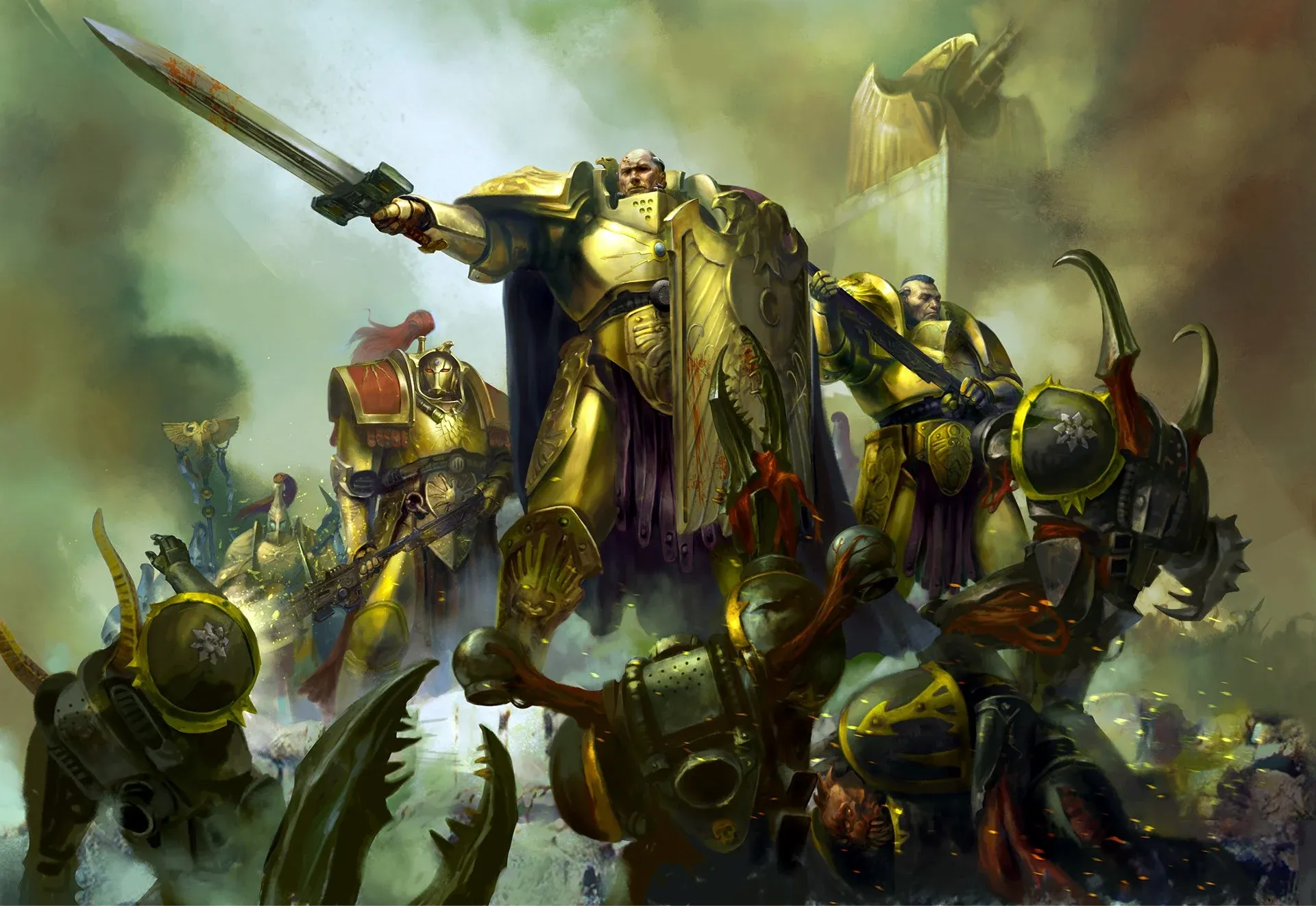 The lore of Warhammer 40K.
