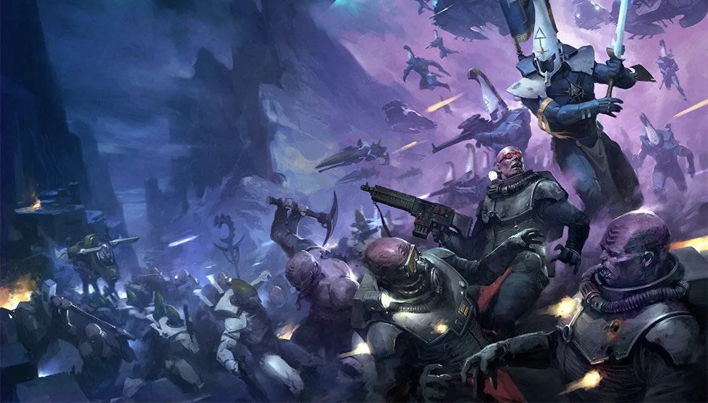 The lore of Warhammer 40K.
